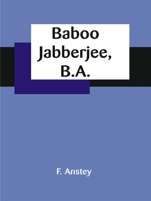 cover image of Baboo Jabberjee, B.A.